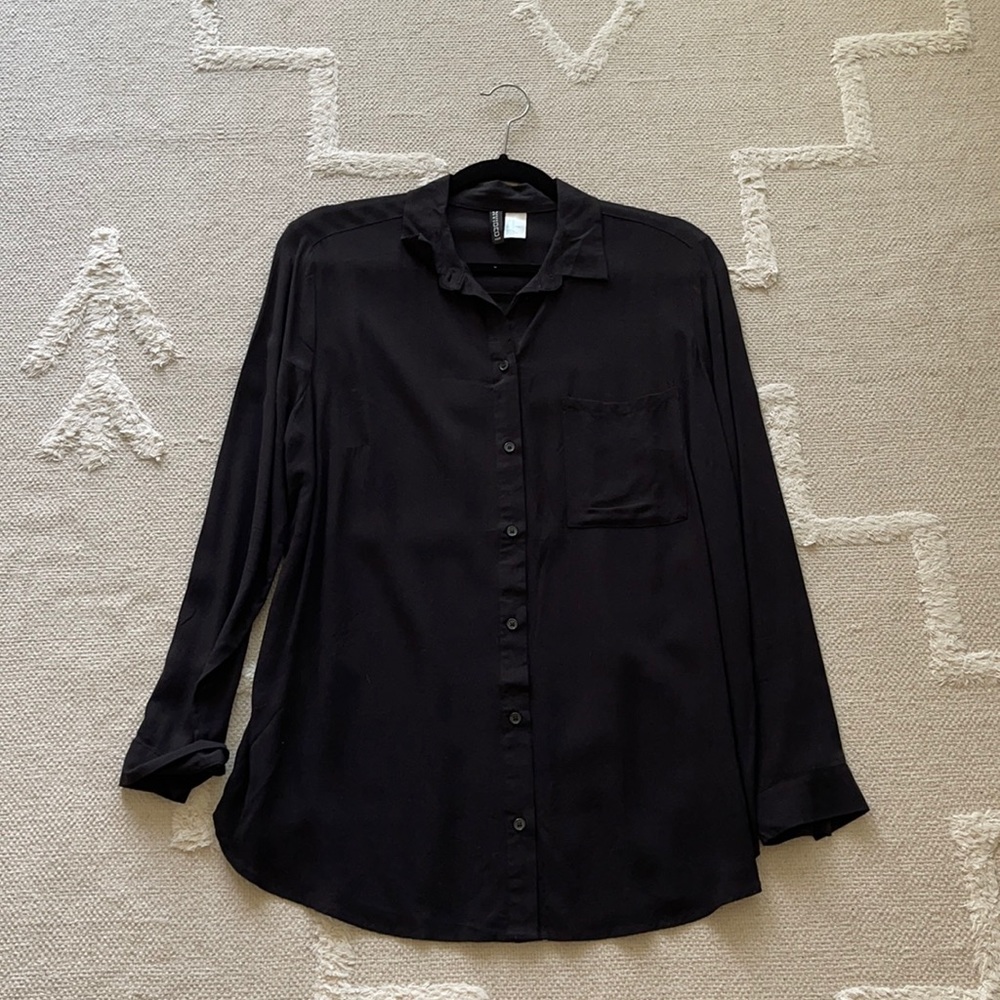 Black Long sleeve Blouse